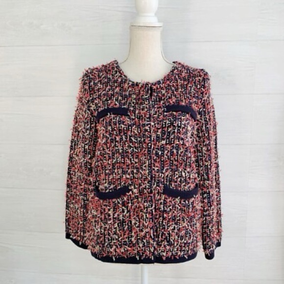 Ann Taylor Lady Jacket Cardigan Sz Large - Picture 1 of 7